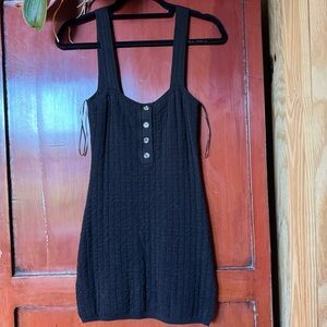 FP Beach Black Sleeveless Dress